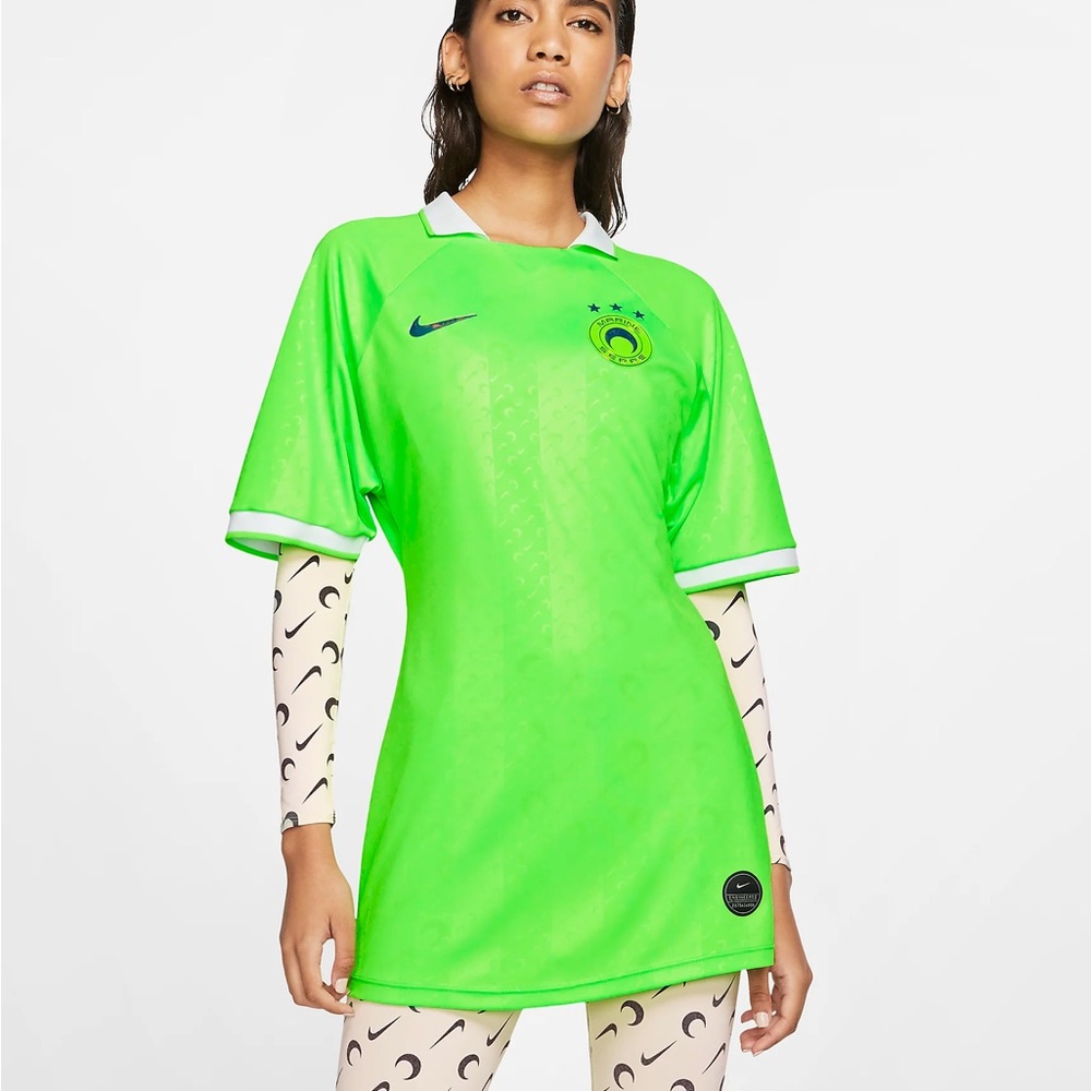 Nike Women's Neon Green Soccer Jersey